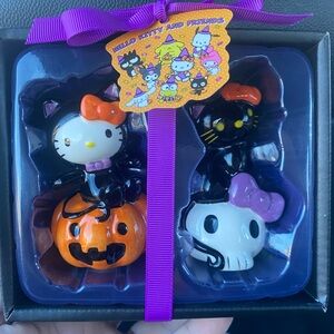 Hello Kitty Halloween themed salt and pepper shakers